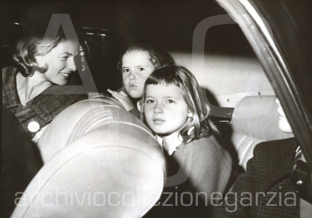 ingrid bergman con figli robertino isotta e isabella 1959